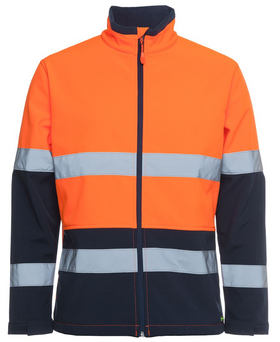 Hi Vis (D+N) Water Resistant Softshell Jacket
